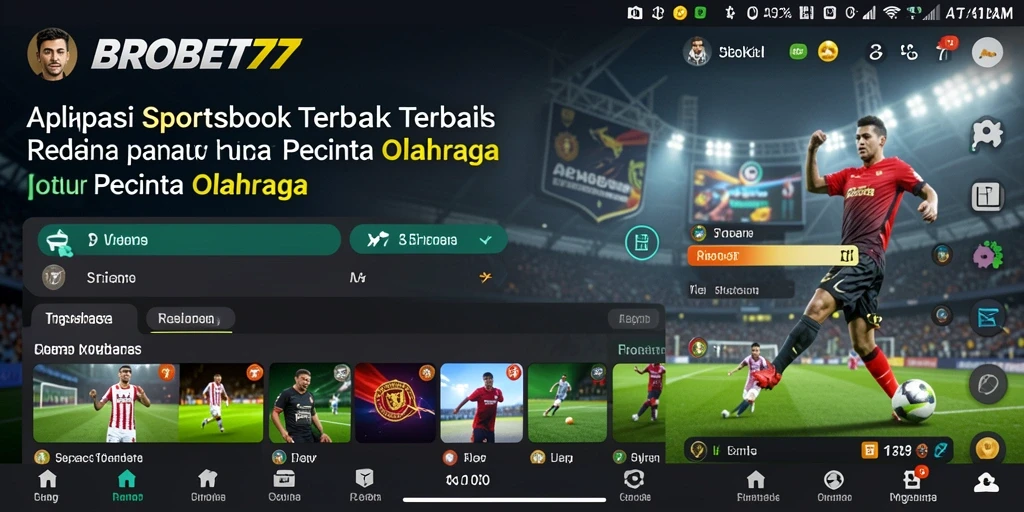 Tampilan gameplay Sportsbook yang menarik dan interaktif.