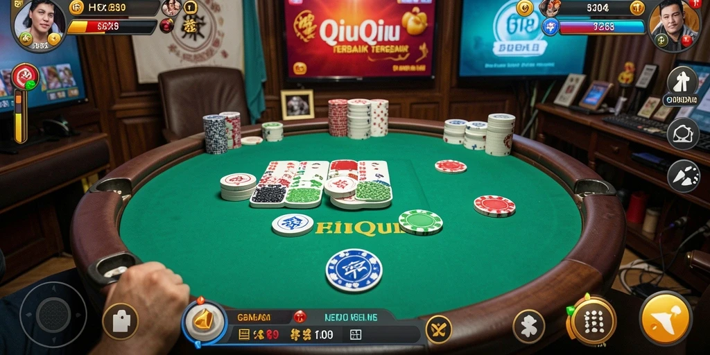 Screenshot utama HR89 menampilkan gameplay seru QiuQiu.