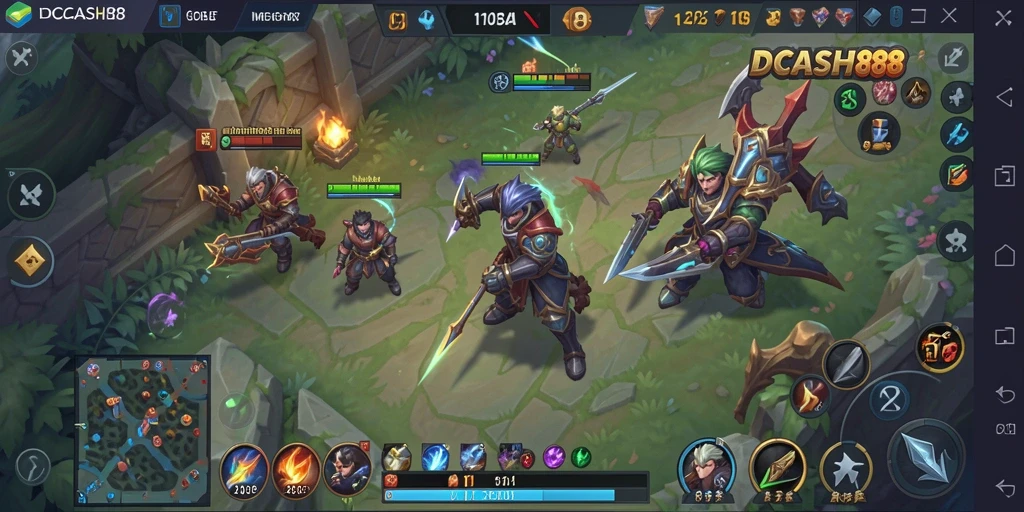 Tampilan gameplay seru dan dinamis di IDCASH88.