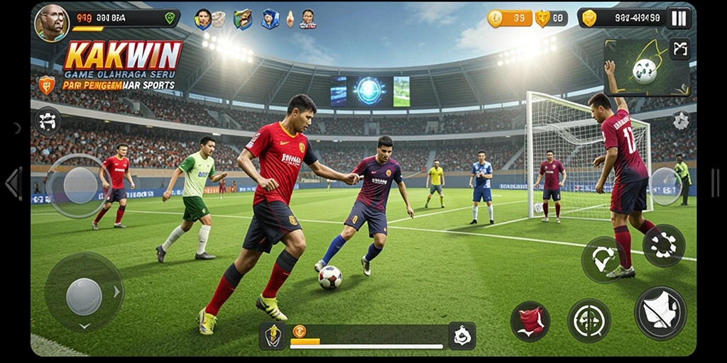 Tampilan gameplay KAKWIN yang menegangkan dan dinamis.