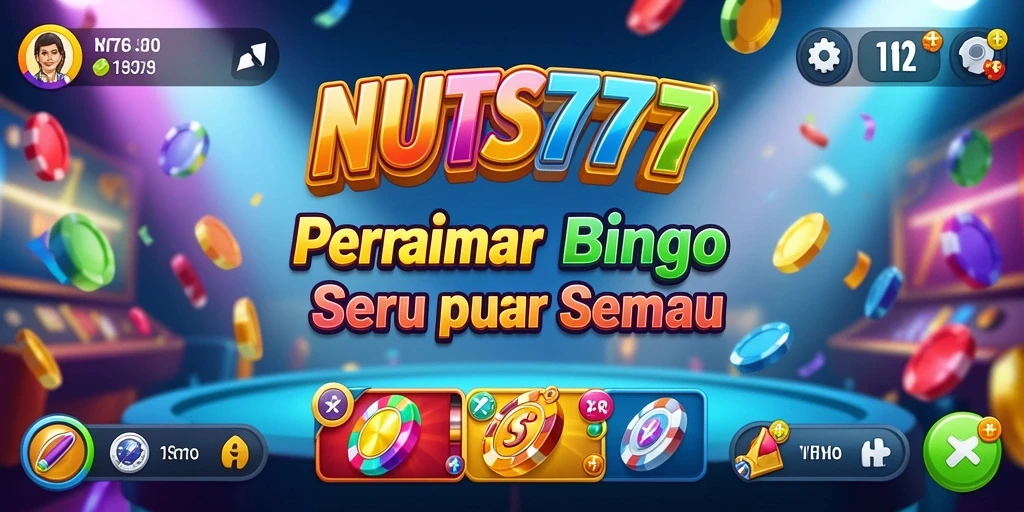 Screenshot NUTS777 menampilkan gameplay Bingo yang mengasyikkan.