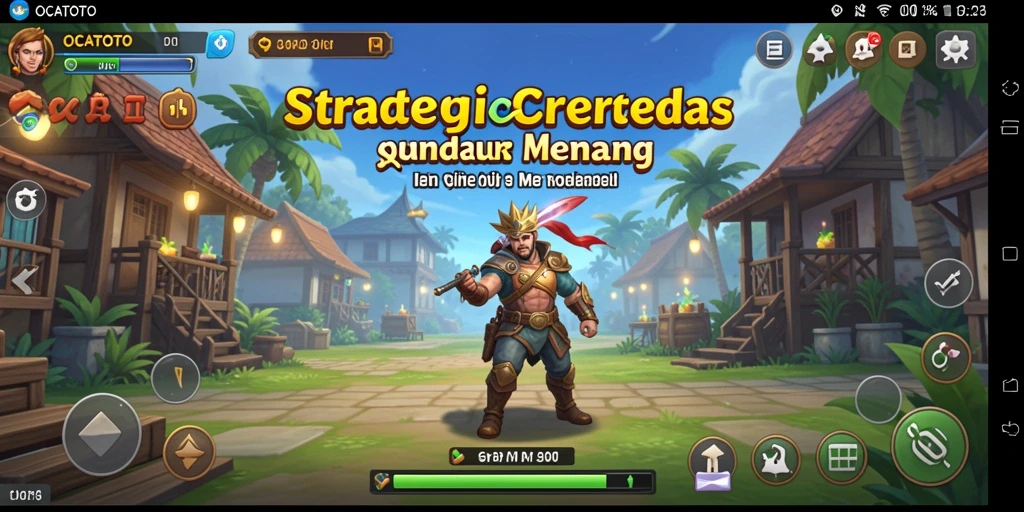 Tangkapan layar menampilkan pertempuran strategis yang intens di OCATOTO.