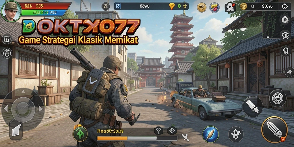 Tampilan gameplay yang mendebarkan dan penuh strategi.