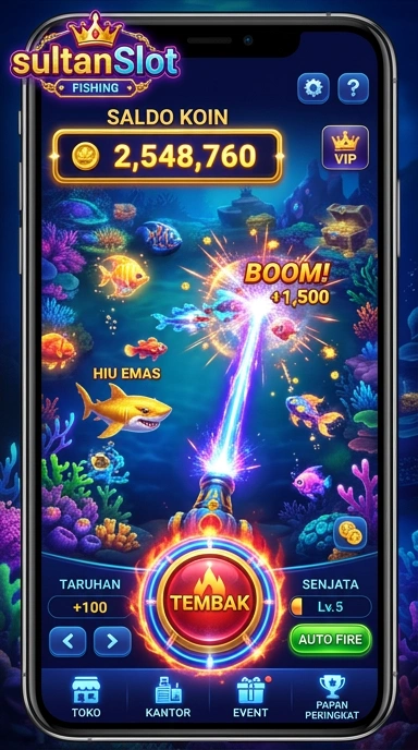 Screenshot fitur unggulan dari aplikasi sultanslot.